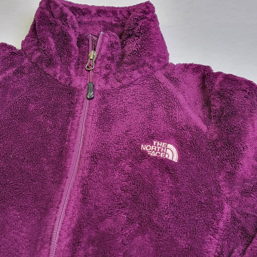 The North Face Osito Teddy Womens Jacket In Purple Sz Medium‎
